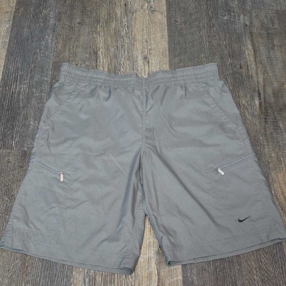 Nike Men's Vintage Athletic Gray Shorts